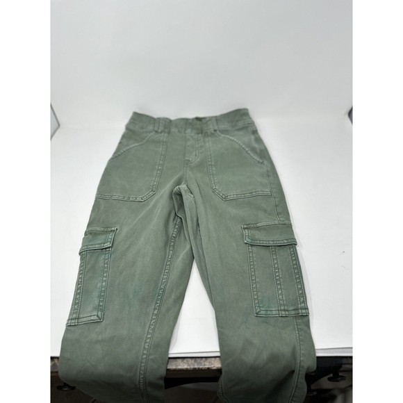 SPANX $118 Stretch Pull On‎ Green Cargo Casual Slim Leggings Pants Size s/P - Picture 6 of 10